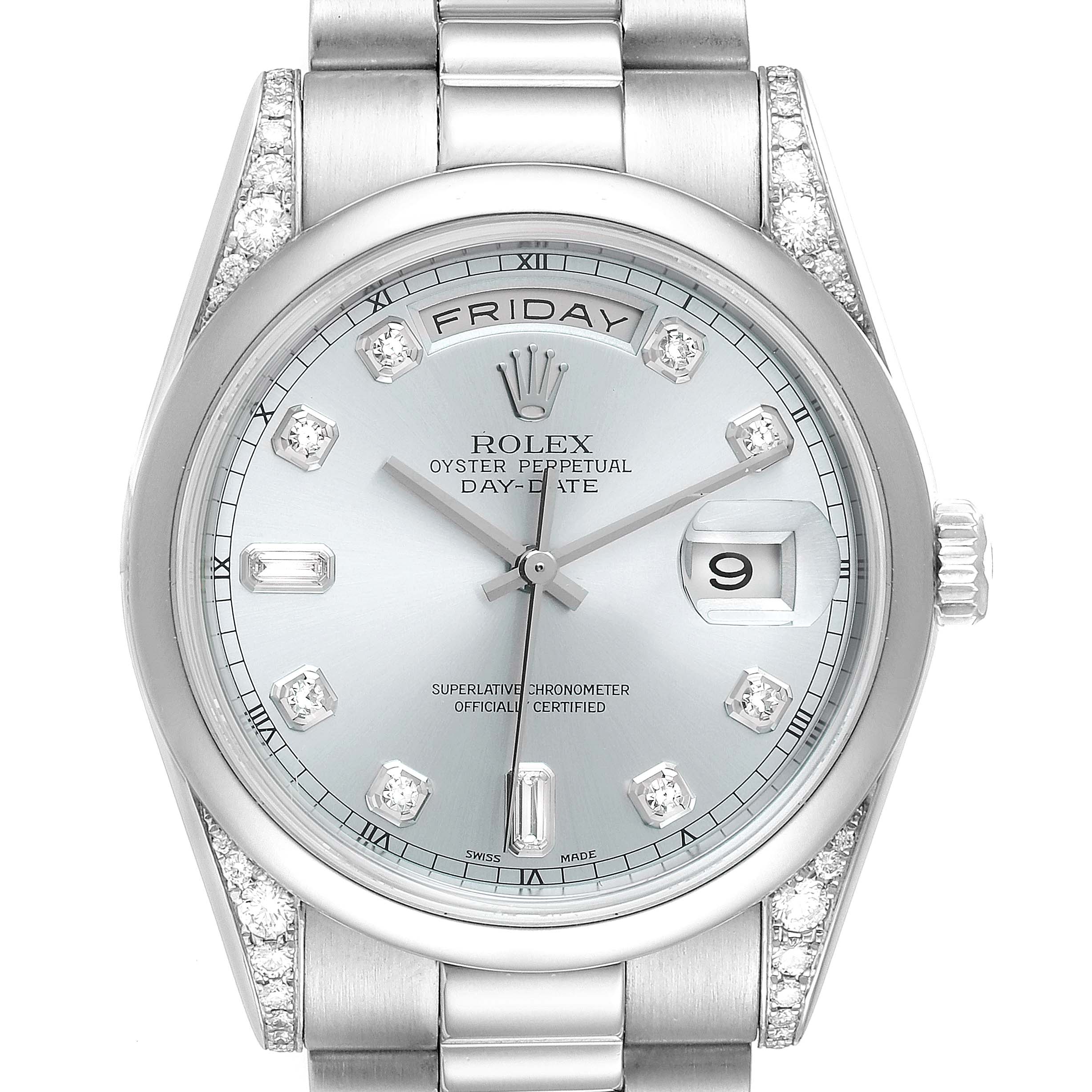 プラチナデ－タ Rolex President Platinum 118296 | Stock 36633 | SwissWatchExpo