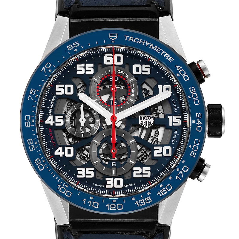 Tag Heuer Carrera Red Bull Racing Steel PVD Mens Watch CAR2A1N Box Card SwissWatchExpo