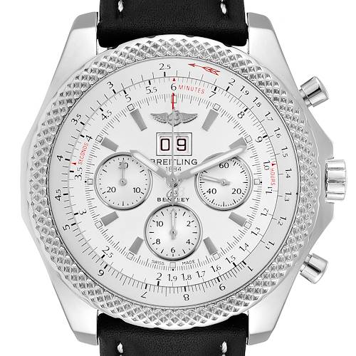 Photo of Breitling Bentley 6.75 Speed Chronograph Silver Dial Mens Watch A44364