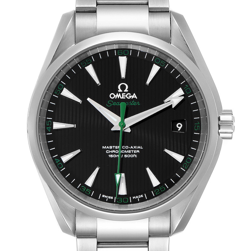 Omega Seamaster Aqua Terra Green Hand Watch 231.10.42.21.01.004 Box Card SwissWatchExpo