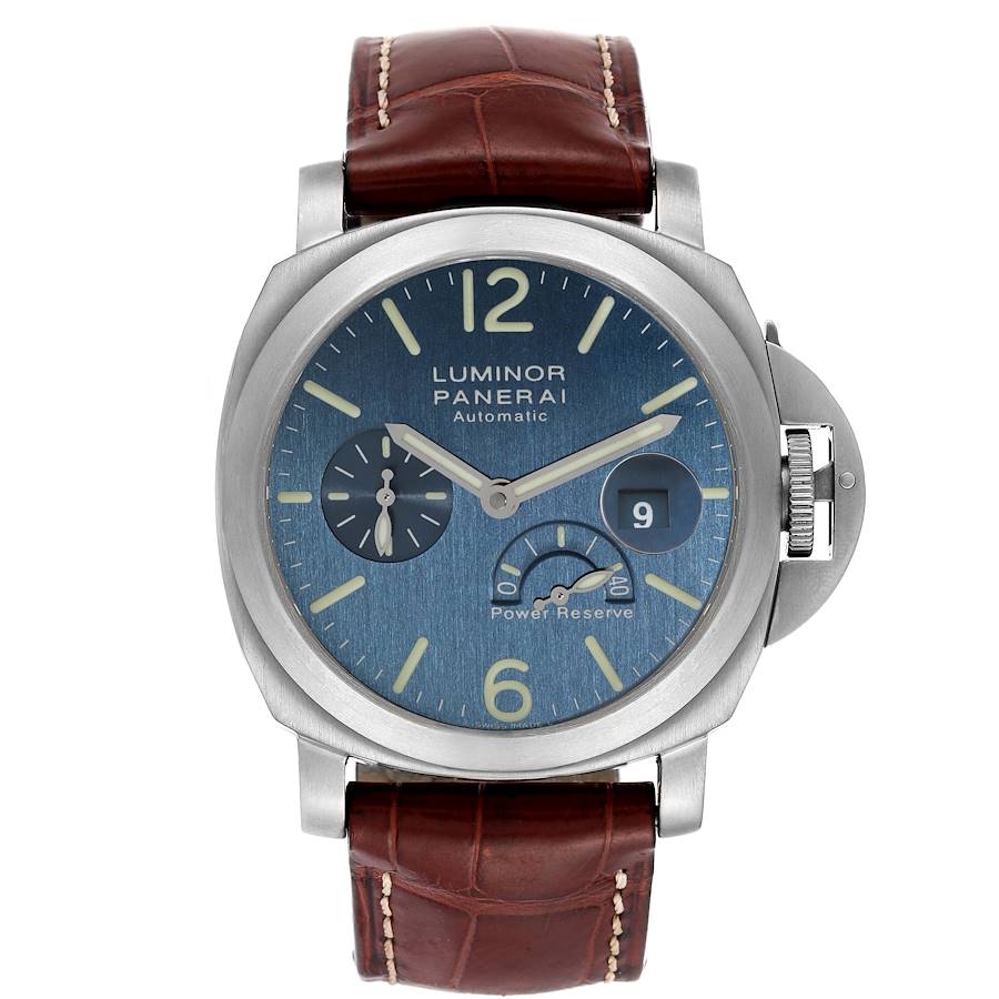 Panerai Luminor Power Reserve Titanium Mens Watch PAM00093 Box