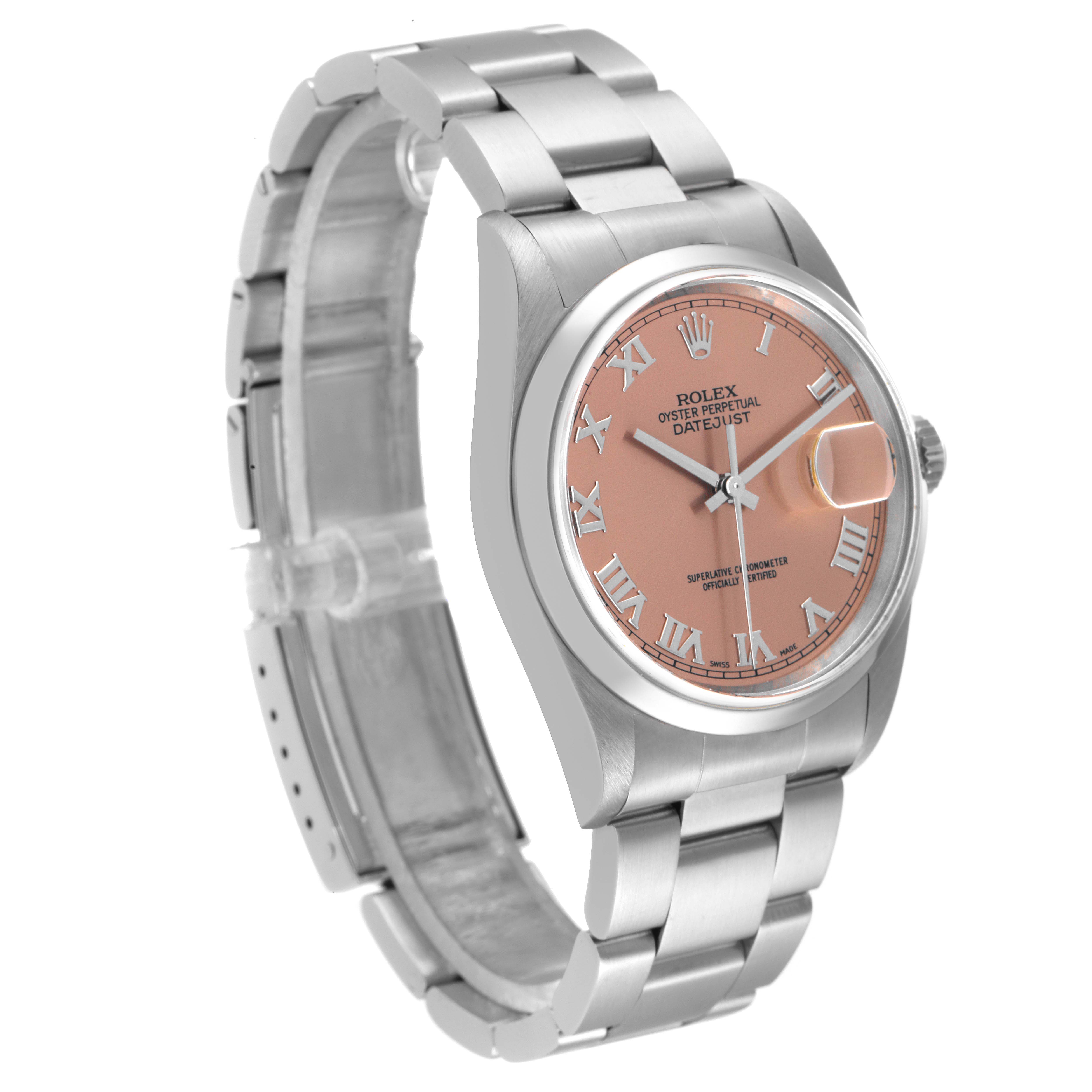 rolex datejust 36 salmon dial
