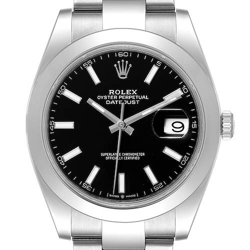 Photo of NOT FOR SALE Rolex Datejust 41 Black Dial Steel Mens Watch 126300 Box Card PARTIAL PAYMENT