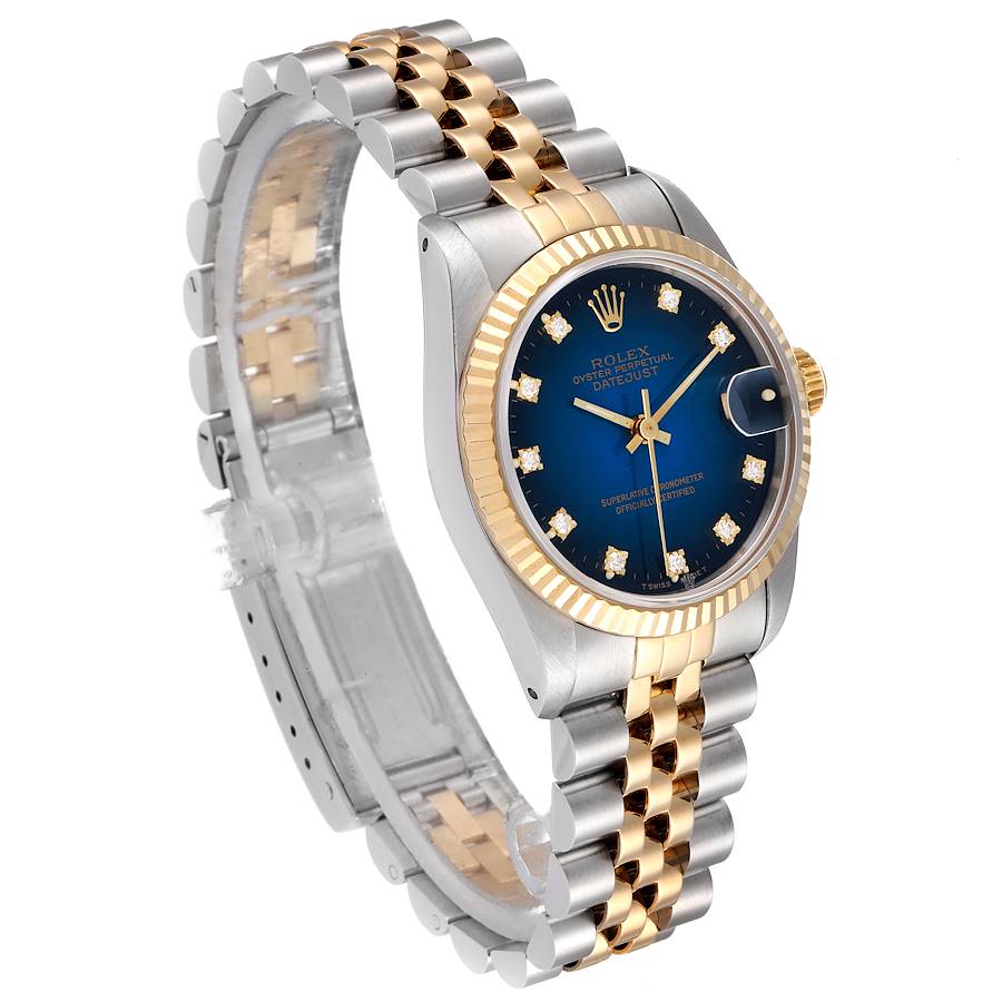 38555: Rolex Ladies Datejust, Ref. 69173, Box and Papers