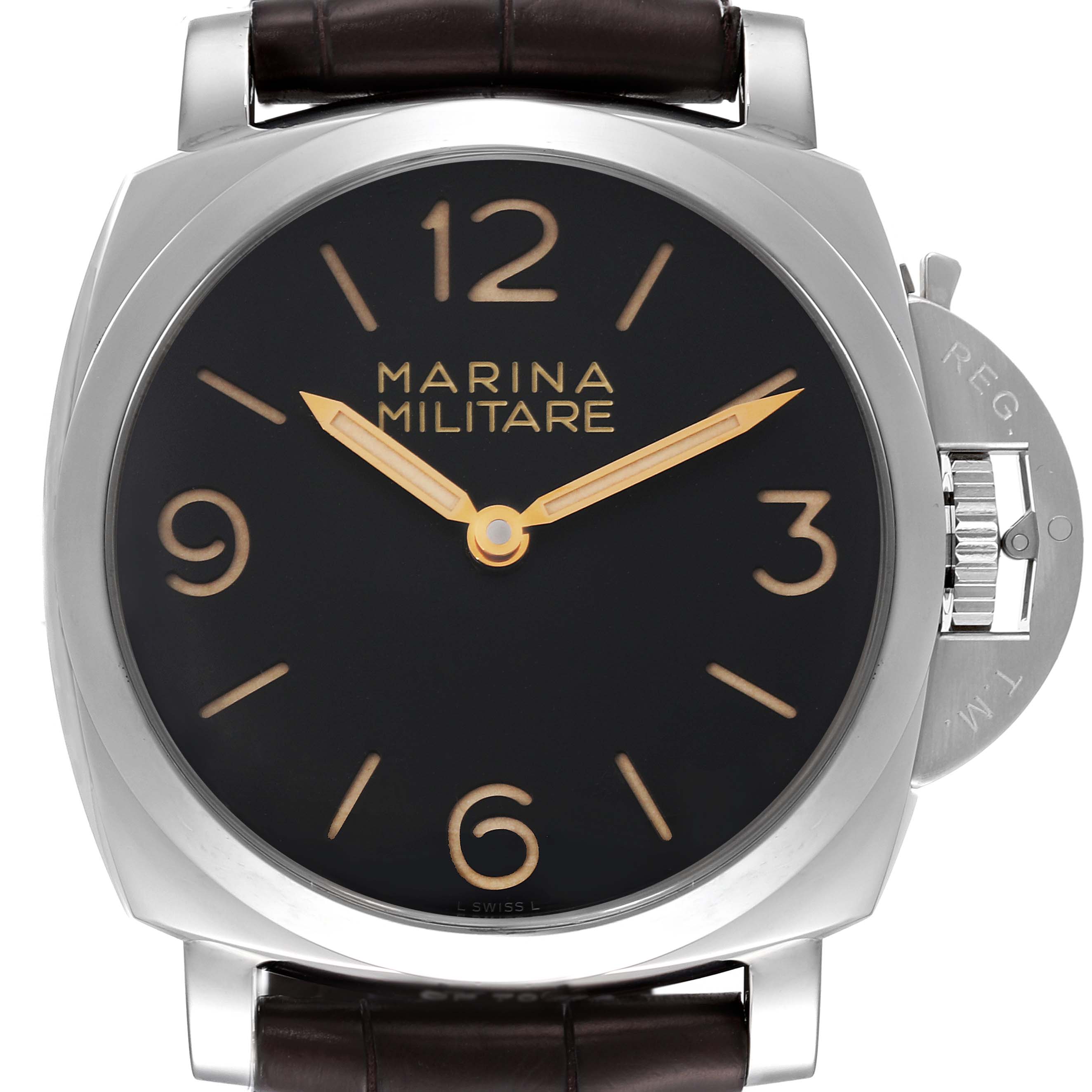 Panerai Luminor Marina 1950 Militare Acciaio Watch PAM00673