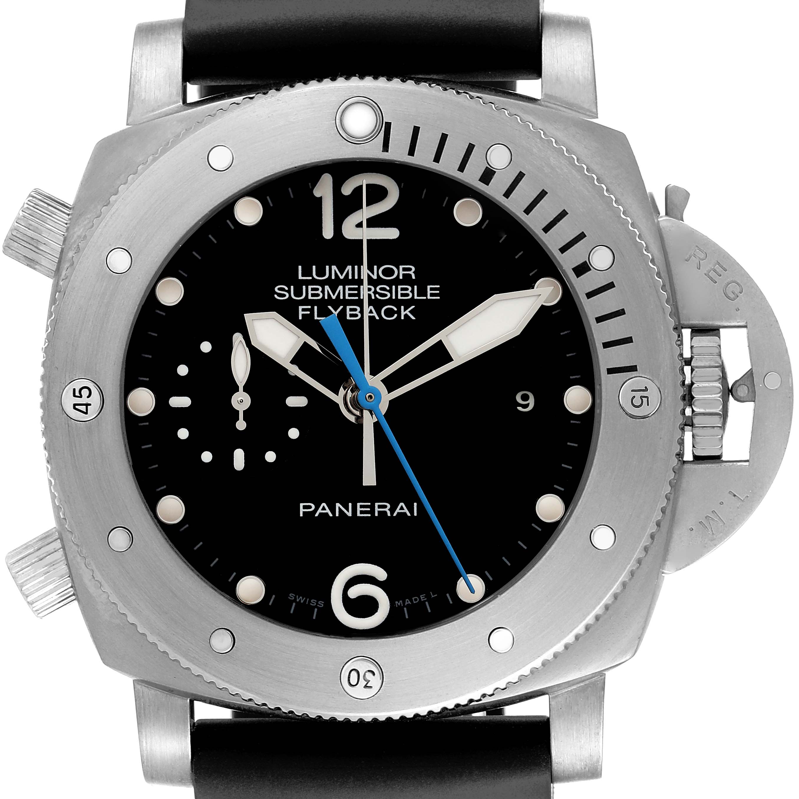 Panerai Luminor Submersible Chrono Flyback Titanium Mens Watch