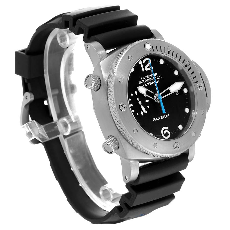 Panerai Luminor Submersible Chrono Flyback Titanium Mens Watch