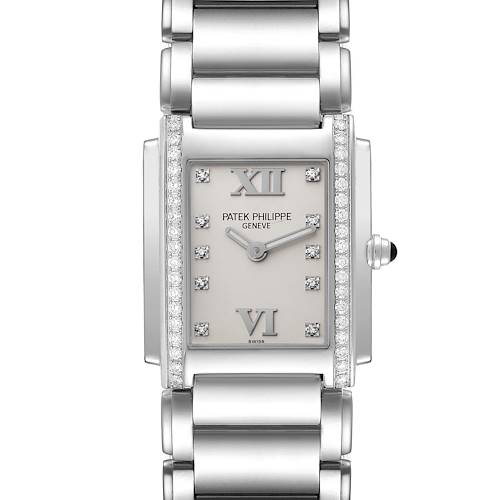 Photo of Patek Philippe Twenty-4 Steel Diamond Ladies Quartz Watch 4910