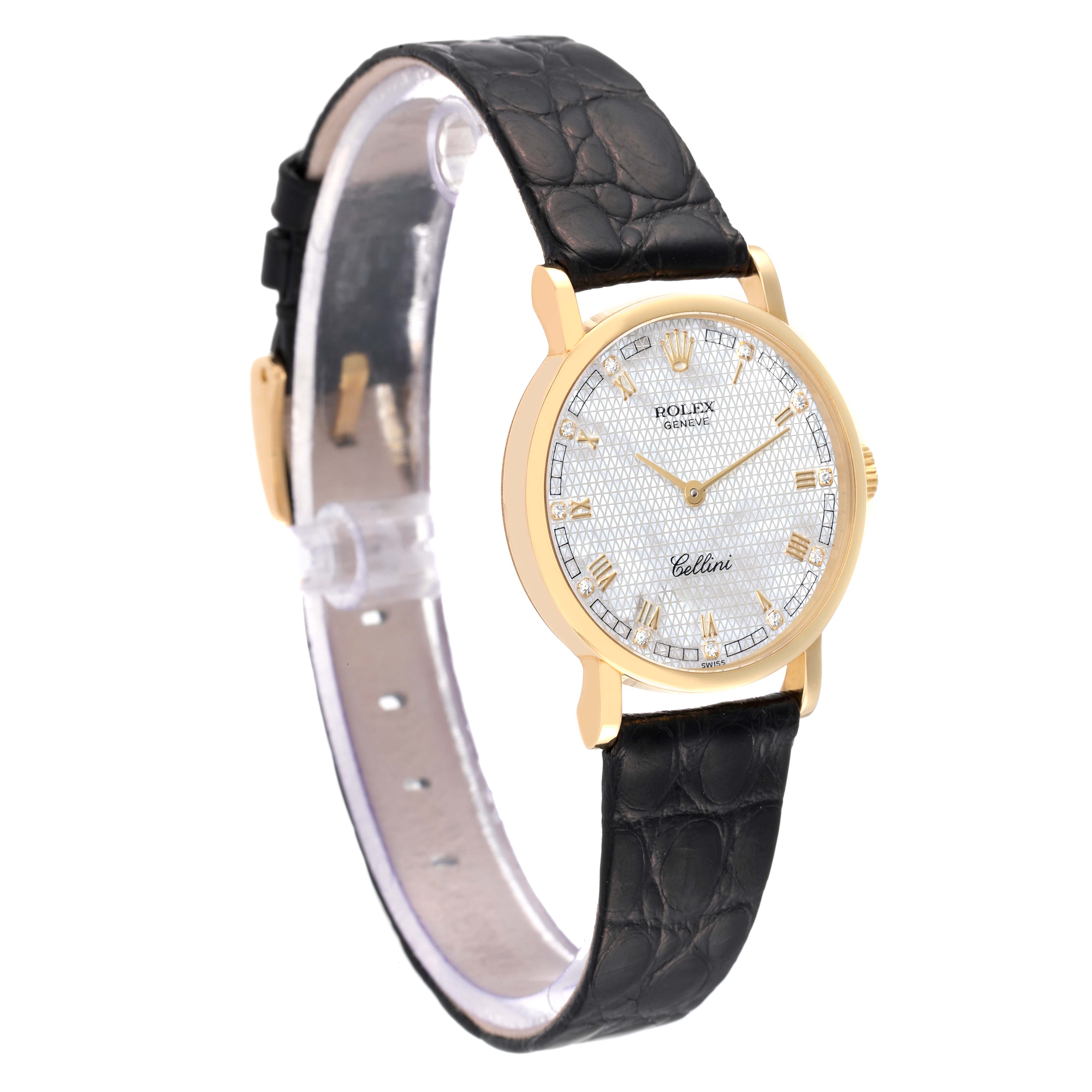 Rolex Cellini Classic Yellow Gold MOP Dial Ladies Watch 5109 Box Papers ...