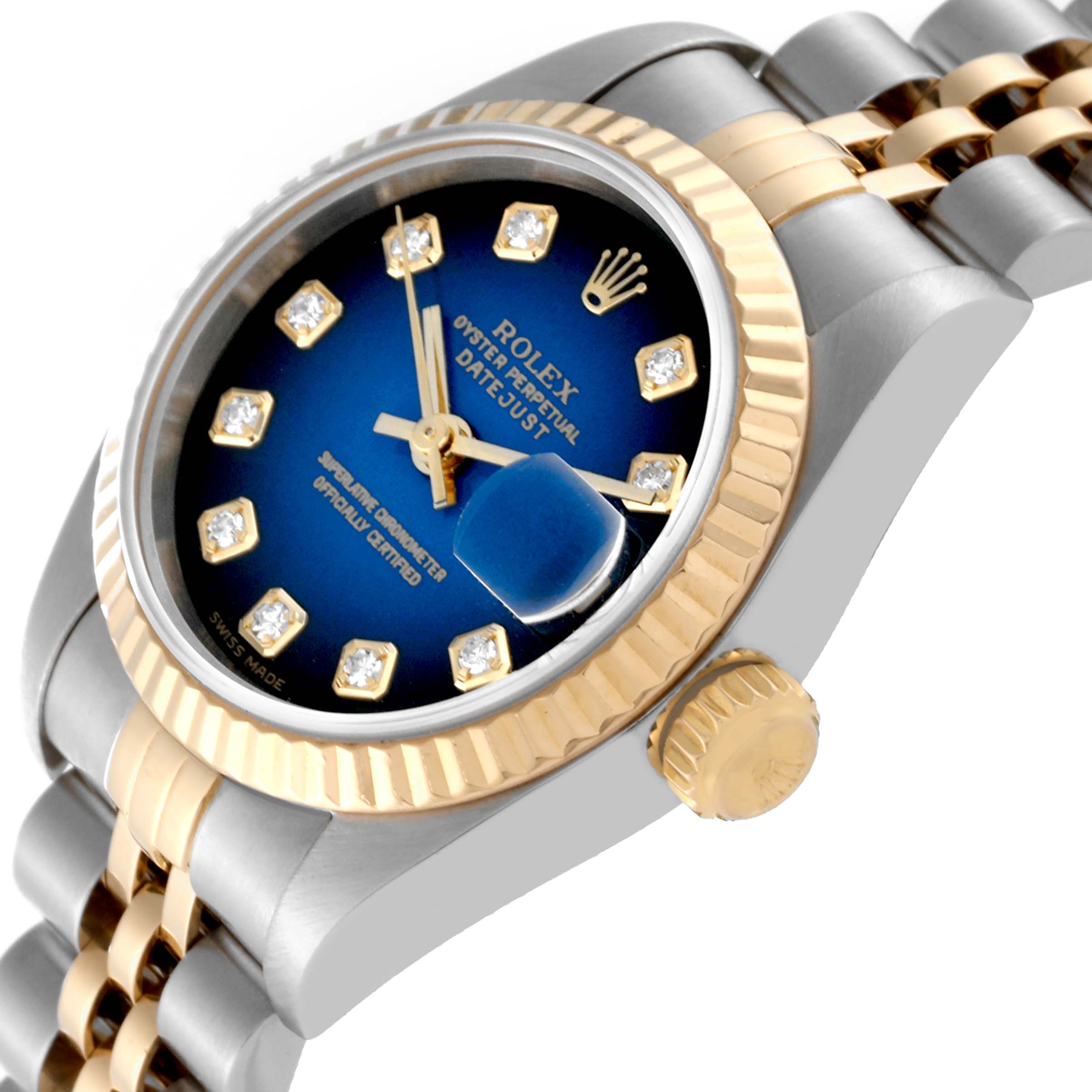 ROLEX DATEJUST 79173 2コマ rolex-datejust-steel-yellow-