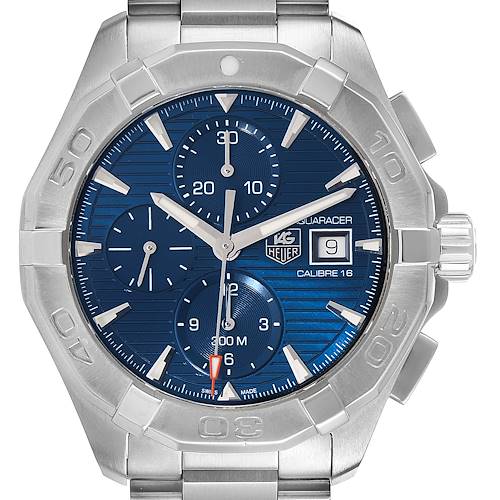 Photo of NOT FOR SALE Tag Heuer Aquaracer Blue Dial Steel Mens Watch CAY2112 Box Card PARTIAL PAYMENT