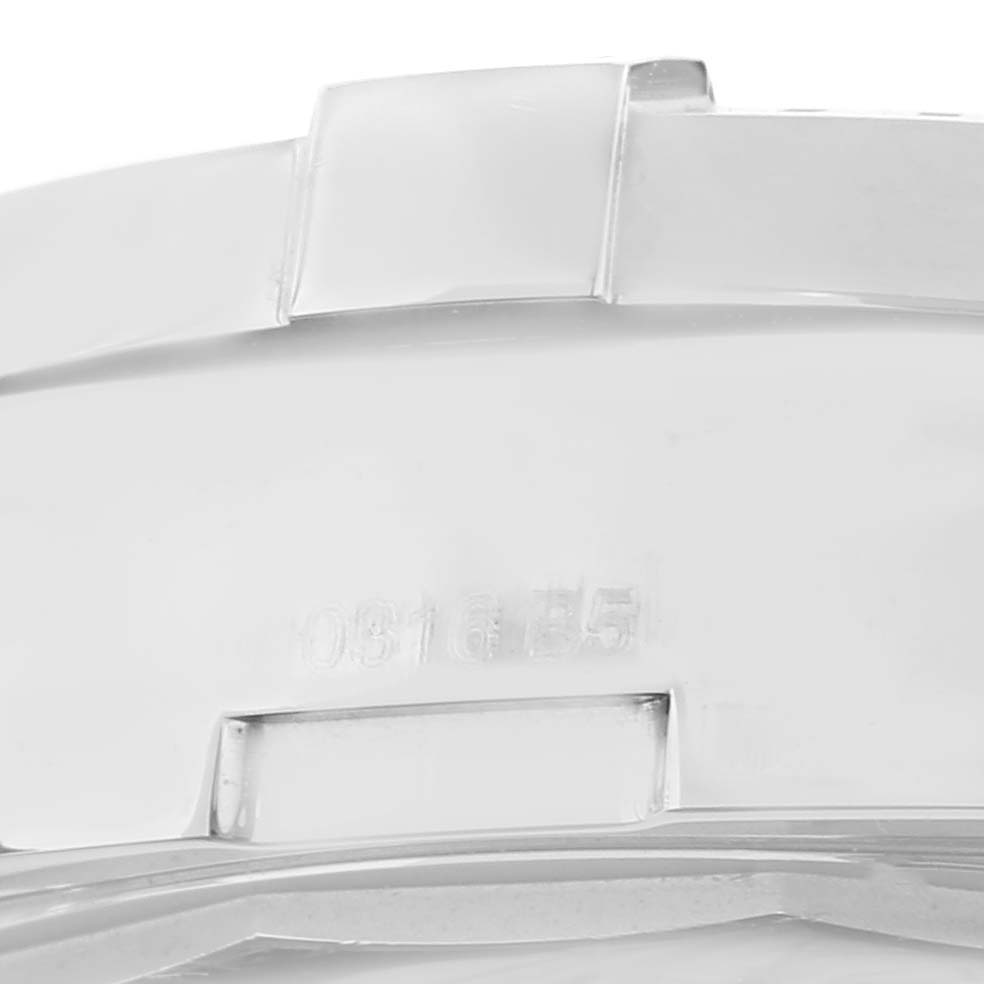 This image shows a close-up of the clasp on the bracelet of a Breitling Colt A13388 Men's Stainless Steel Black Dial A13388 Men's Stainless Steel Black Dial watch.