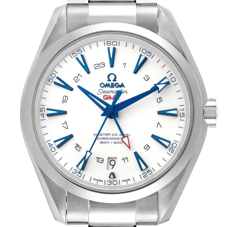 Omega Seamaster Aqua Terra GMT Titanium Watch 231.90.43.22.04.001 Box Card SwissWatchExpo