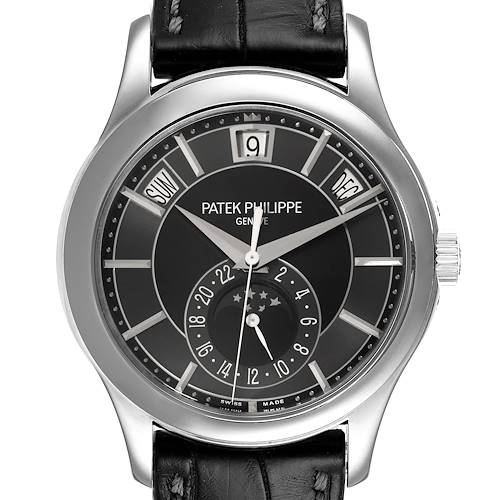 Photo of NOT FOR SALE -- Patek Philippe Complications Annual Calendar White Gold Mens Watch 5205 -- PARTIAL PAYMENT