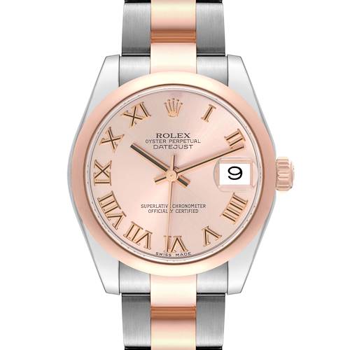 Photo of Rolex Datejust 31 Midsize Steel Rose Gold Ladies Watch 178241