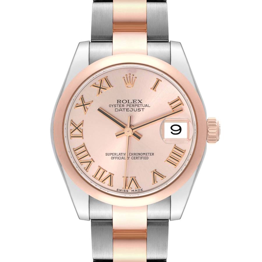 Rolex Datejust 31 Midsize Steel Rose Gold Ladies Watch 178241 SwissWatchExpo