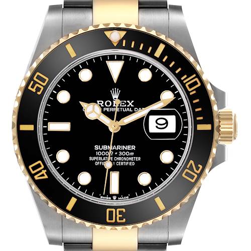 Photo of Rolex Submariner 41 Steel Yellow Gold Mens Watch 126613 Box Card