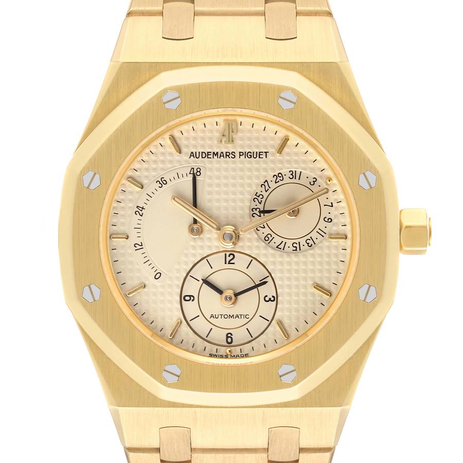 Audemars Piguet Royal Oak Dual Time Yellow Gold Mens Watch 25730BA SwissWatchExpo
