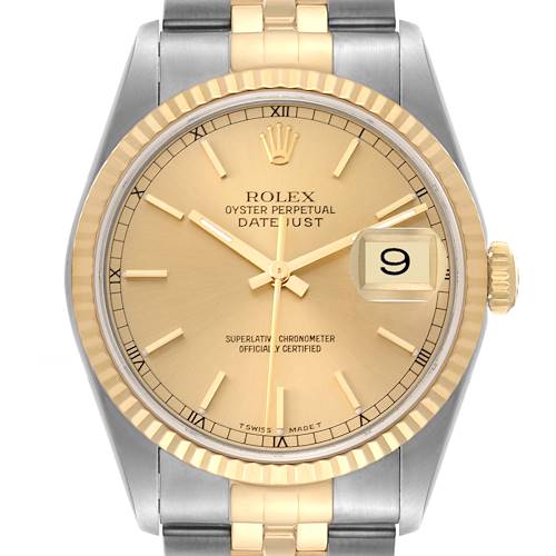 Photo of PARTIAL PAYMENT Rolex Datejust Steel Yellow Gold Mens Watch 16233 Box Papers NOT FOR SALE