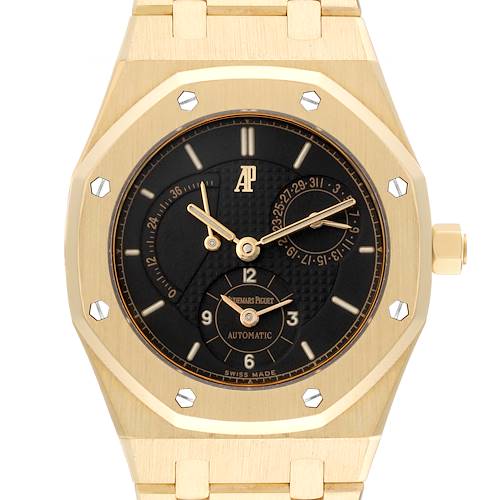 Photo of Audemars Piguet Royal Oak Dual Time Yellow Gold Mens Watch 25730BA