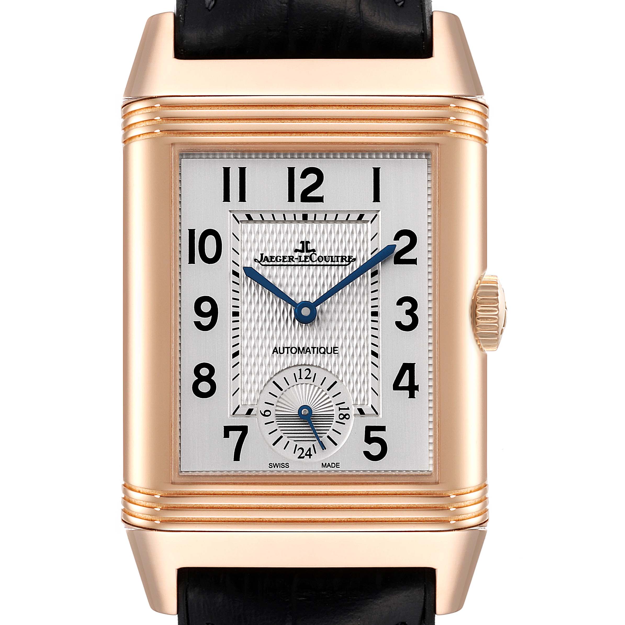 Jaeger LeCoultre Reverso Duoface Rose Gold Mens Watch 215.2.S9 Q3832420 ...