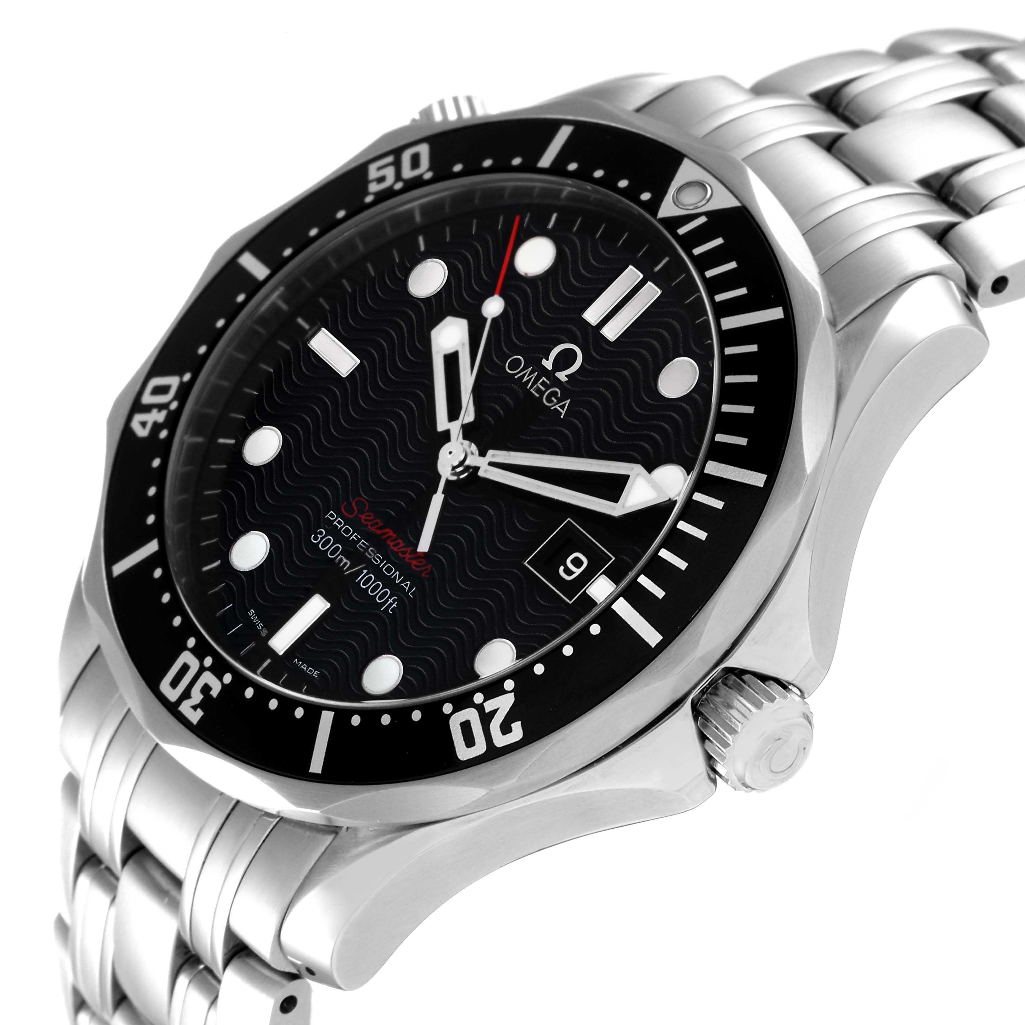 Omega Seamaster 300M Black Dial Steel Mens Watch 212.30.41.61.01.001 ...