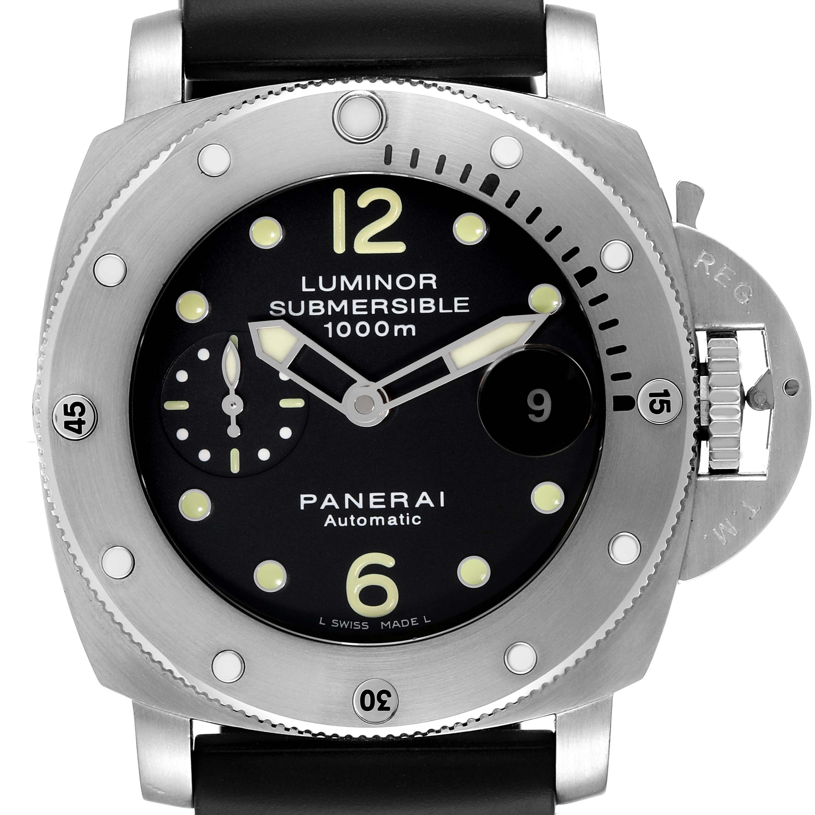 Panerai Luminor Submersible 44mm Steel Mens Watch PAM00243