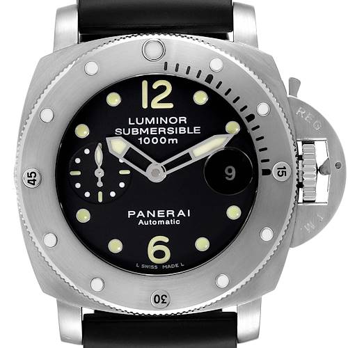 Photo of Panerai Luminor Submersible 44mm Steel Mens Watch PAM00243