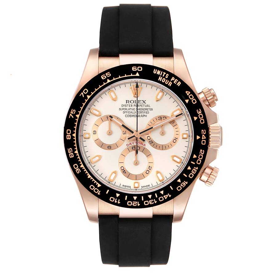 Rolex Daytona Rose Gold 116515LN Stock 64762 SwissWatchExpo