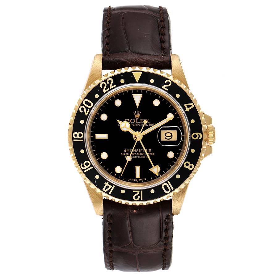 Rolex GMT-Master Yellow Gold 16718 | Stock 36999 | SwissWatchExpo
