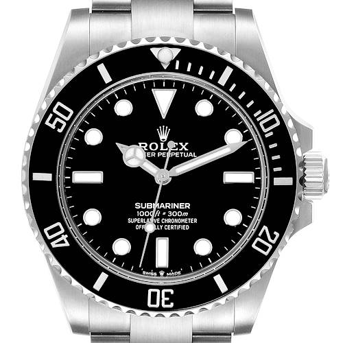 Photo of *NOT FOR SALE* Rolex Submariner Non-Date Ceramic Bezel Steel Mens Watch 124060 Box Card (Partial Payment)