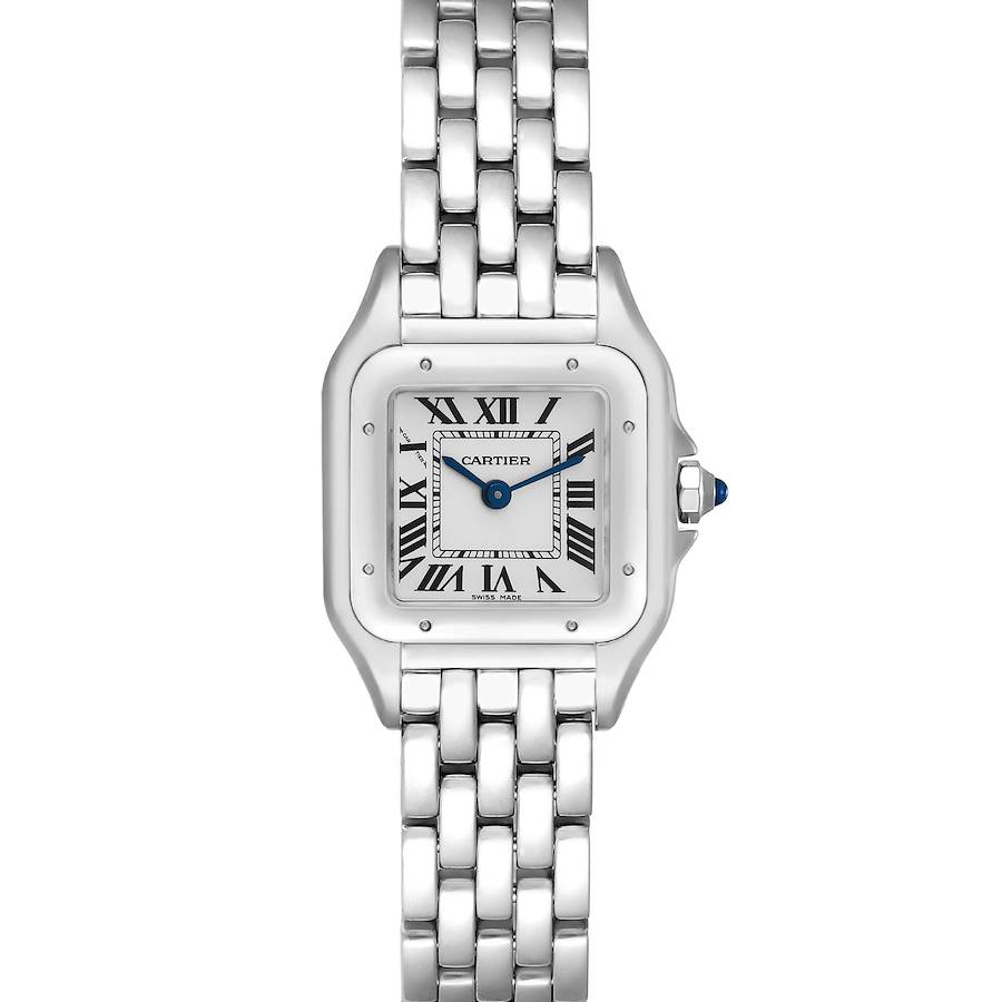 Cartier Panthere Small 22mm Steel Ladies Watch WSPN0006 Box Card SwissWatchExpo