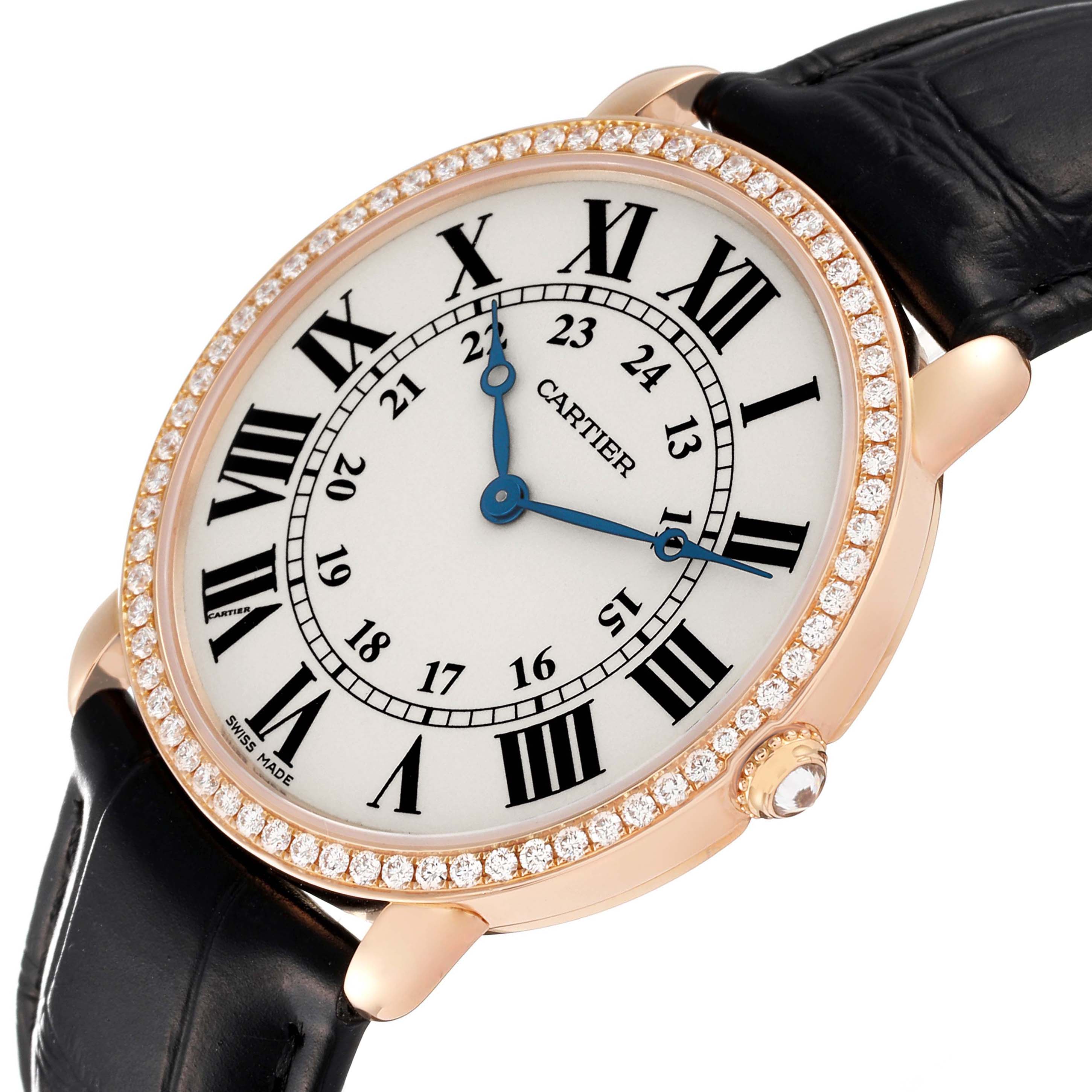 I'm unable to identify the details of the Cartier Tank Louis WR000651 Women's Rose Gold Silver Dial model from this image.