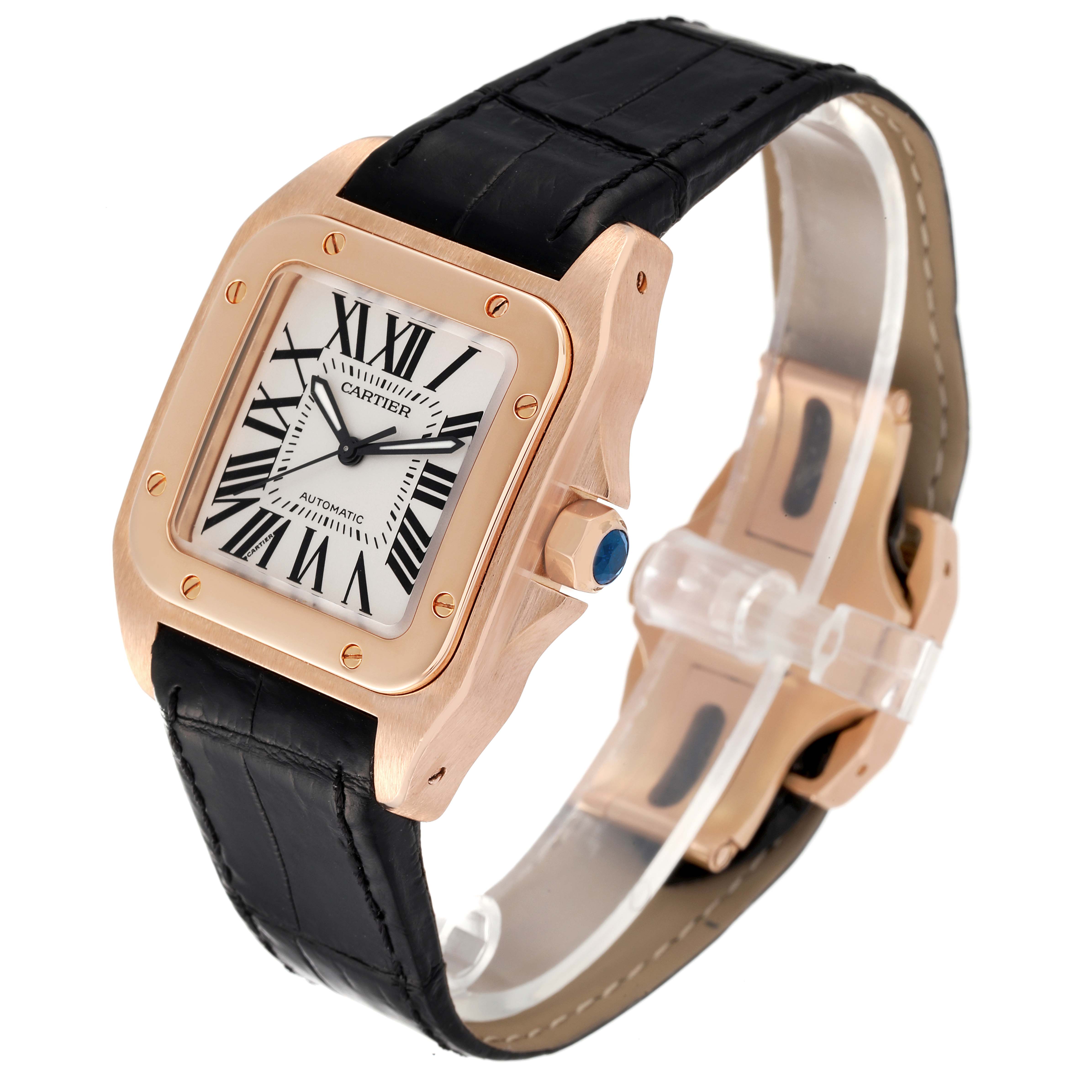 Cartier Santos Rose Gold W20108Y1 | Stock 45843 | SwissWatchExpo