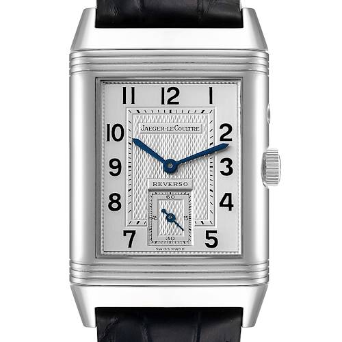 Photo of Jaeger LeCoultre Reverso Duo Day Night Steel Watch 270.8.54 Q270854 Box Papers