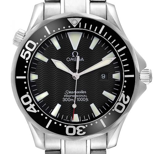 Photo of Omega Seamaster 41mm Black Dial Steel Mens Watch 2264.50.00