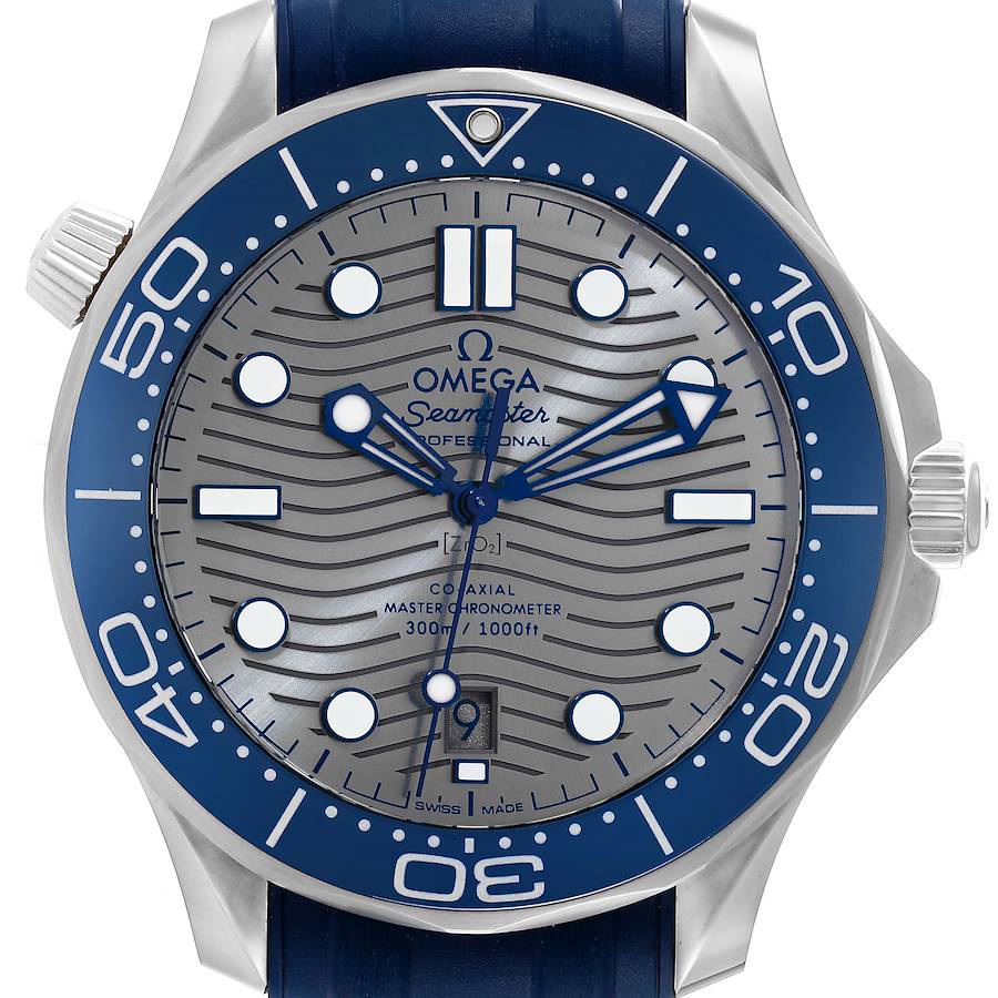 Omega Seamaster Diver Master Chronometer Watch 210.32.42.20.06.001 Box Card SwissWatchExpo
