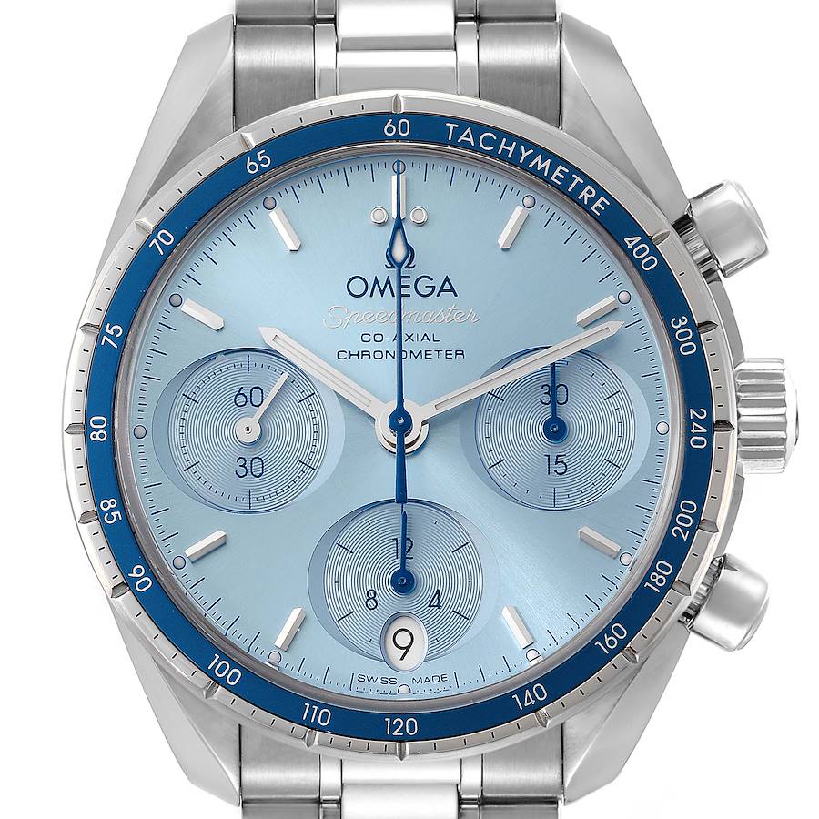 Omega Speedmaster Co-Axial Steel Mens Watch 324.30.38.50.03.001 Box Card SwissWatchExpo