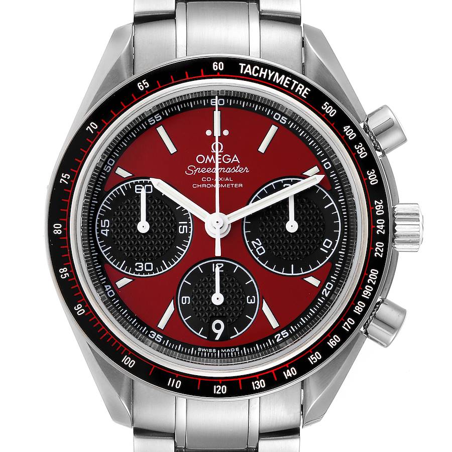 Omega Speedmaster Racing Red Dial Mens Watch 326.30.40.50.11.001 SwissWatchExpo