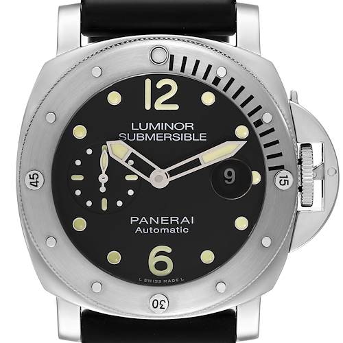 Photo of Panerai Luminor Submersible 44mm Steel Mens Watch PAM01024 Box Card