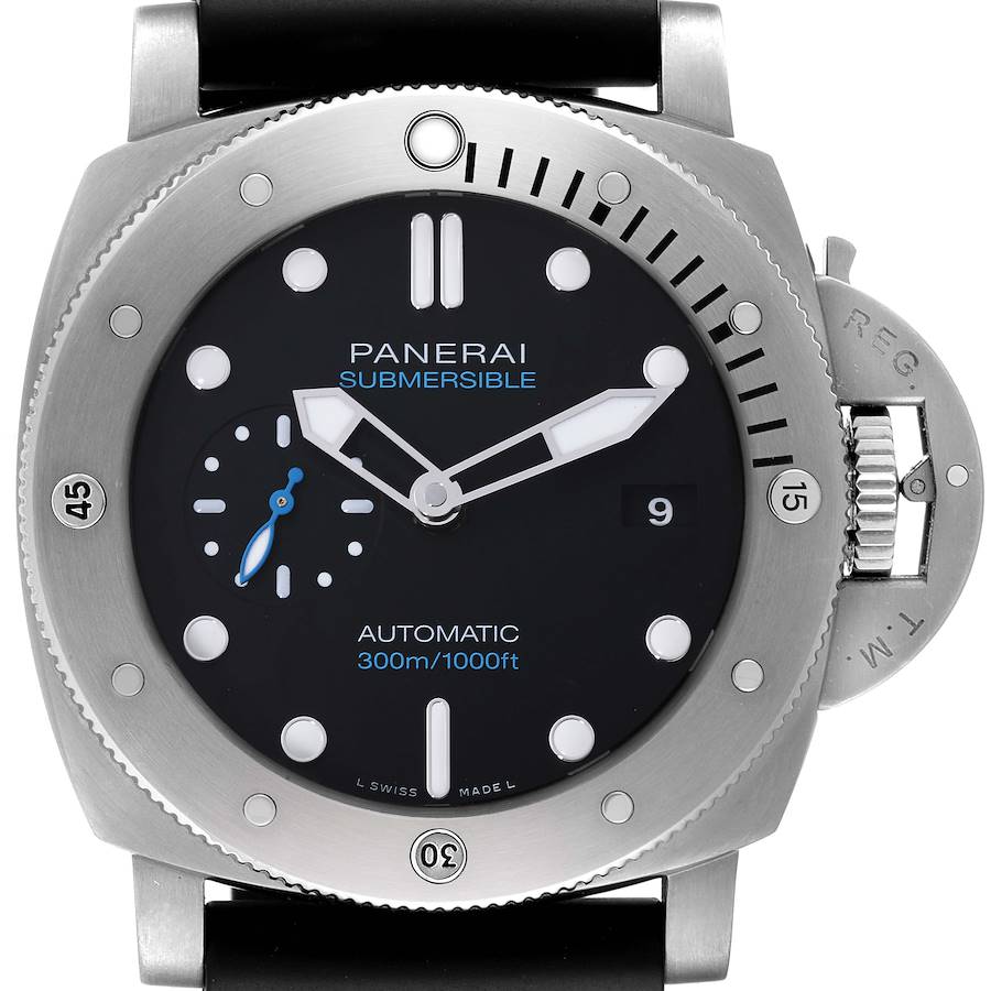 Panerai Submersible Titanio 1959 3 Days 47mm Mens Watch PAM01305 Papers SwissWatchExpo