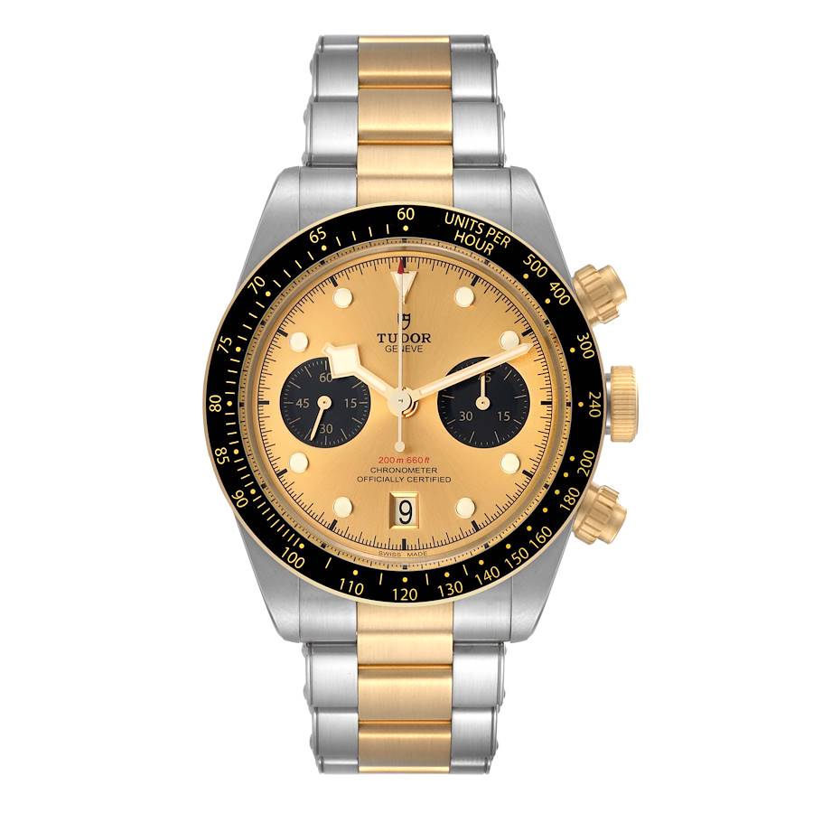 Tudor Heritage Black Bay Steel and Gold two tone 79363 Stock 55407 SwissWatchExpo