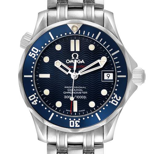 Photo of Omega Seamaster Midsize 36 Steel Blue Dial Mens Watch 2222.80.00