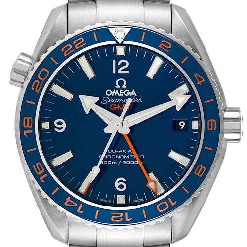 Photo of Omega Seamaster Planet Ocean GMT Steel Mens Watch 232.30.44.22.03.001