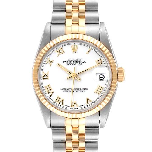 Photo of Rolex Datejust Midsize 31mm Steel Yellow Gold Ladies Watch 68273
