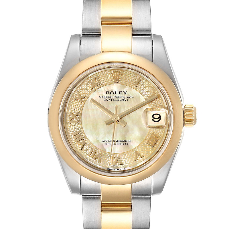 Rolex Datejust Midsize Steel Yellow Gold MOP Dial Ladies Watch 178243 Box  SwissWatchExpo