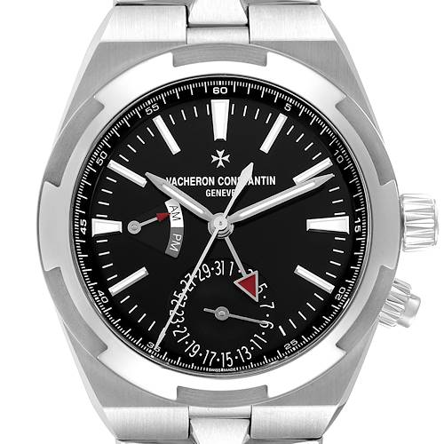 Photo of Vacheron Constantin Overseas Dual Time Steel Mens Watch 7900V Box Card