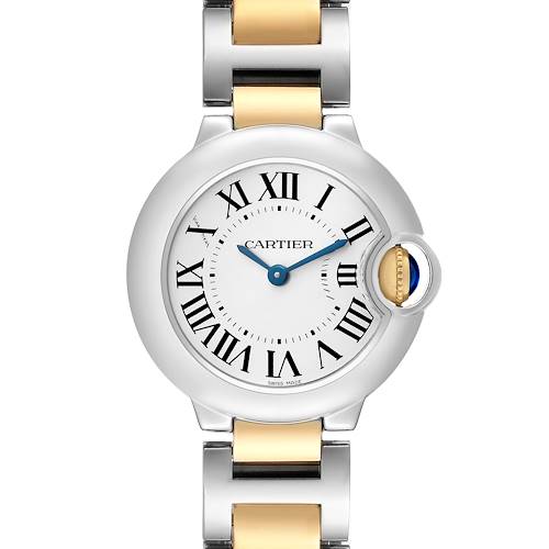 Photo of Cartier Ballon Bleu 28 Steel Yellow Gold Ladies Watch W69007Z3 Papers
