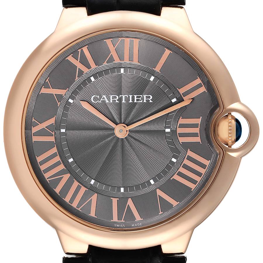Cartier Ballon Bleu de Cartier 40 mm Rose Gold Mens Watch W6920089 Box Papers SwissWatchExpo