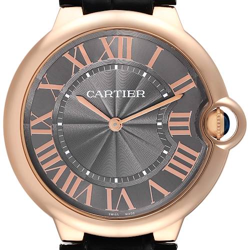 Photo of Cartier Ballon Bleu de Cartier 40 mm Rose Gold Mens Watch W6920089 Box Papers